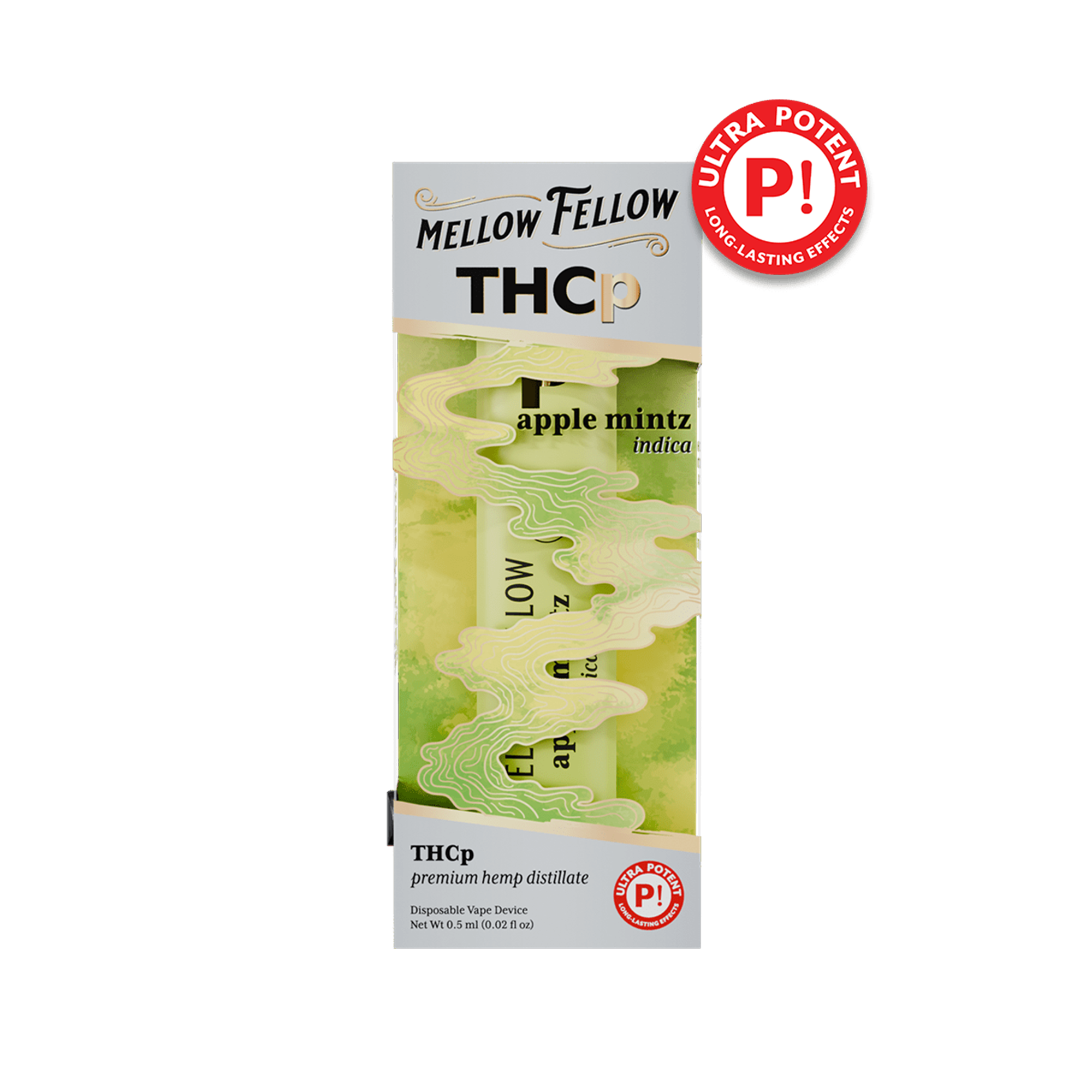 Mellow Fellow Apple Mintz Indica THC-p 0.5ml