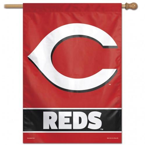 Cincinnati Reds Vertical House Flag 28x40"