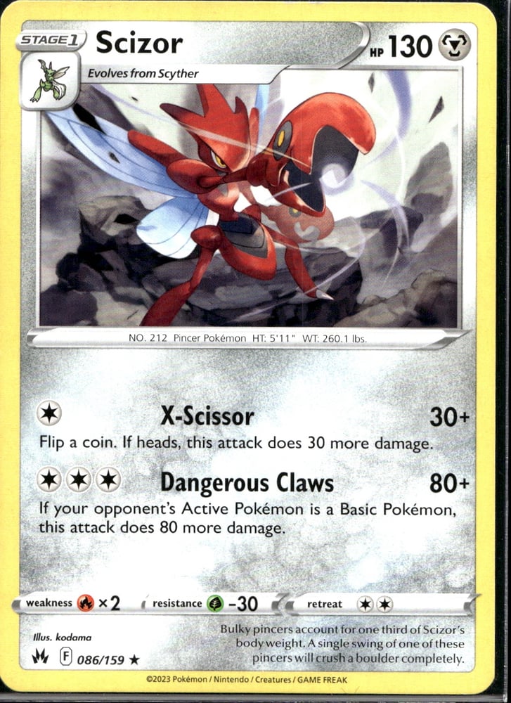 Scizor - SWSH12.5 86/159