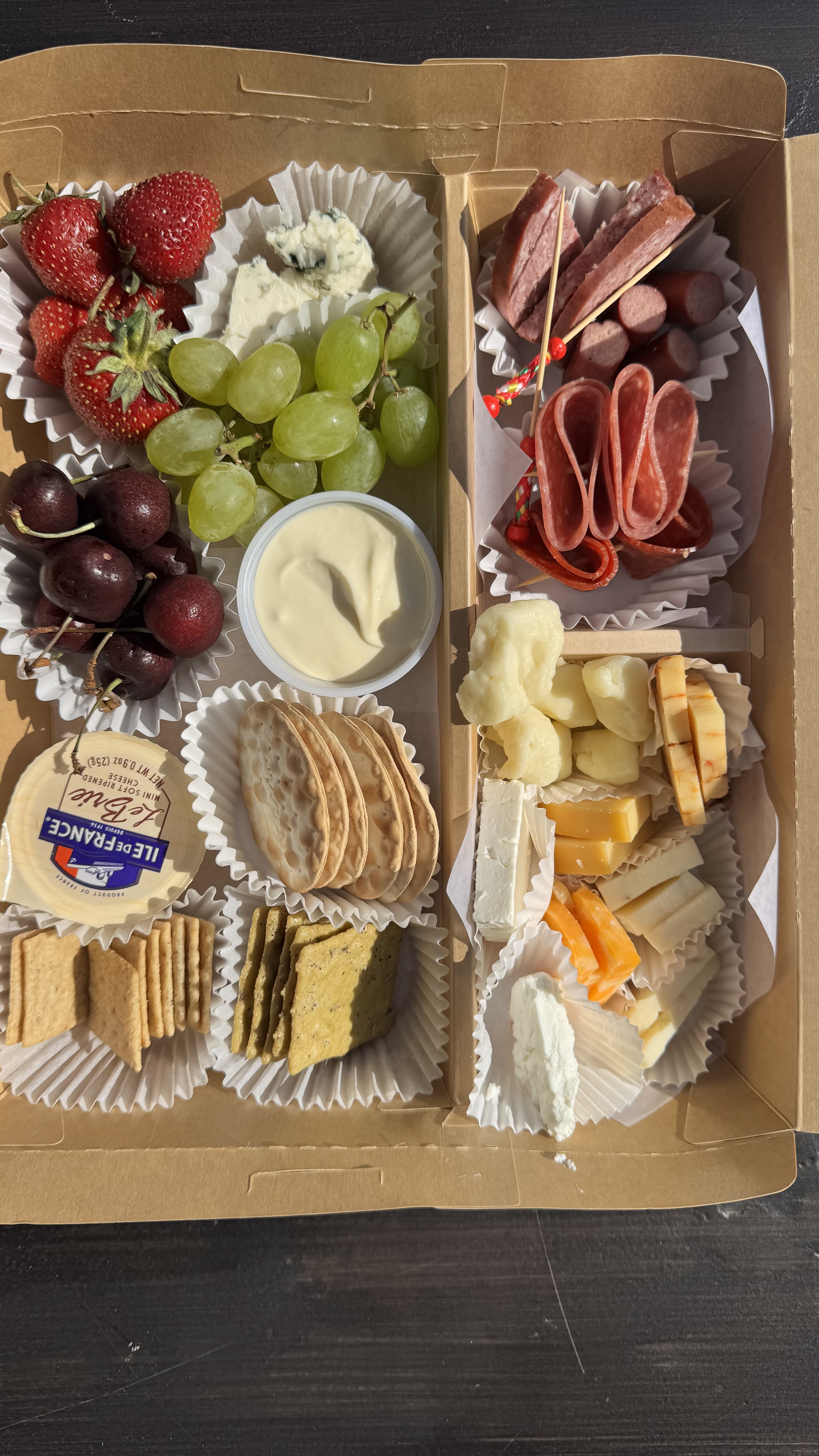 Cheese and Charcuterie Box for One
