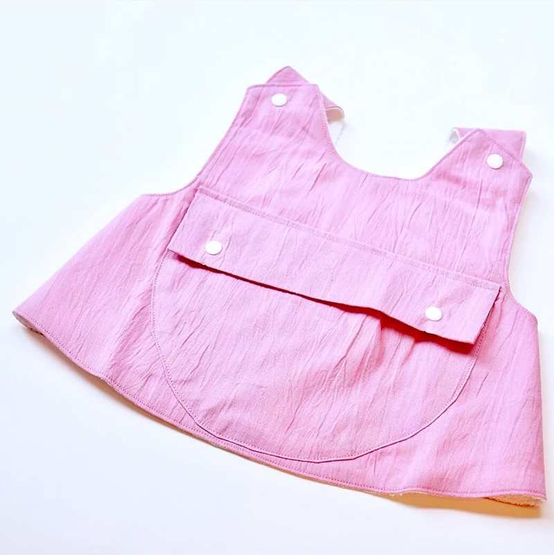 点滴エプロン(ピンク）