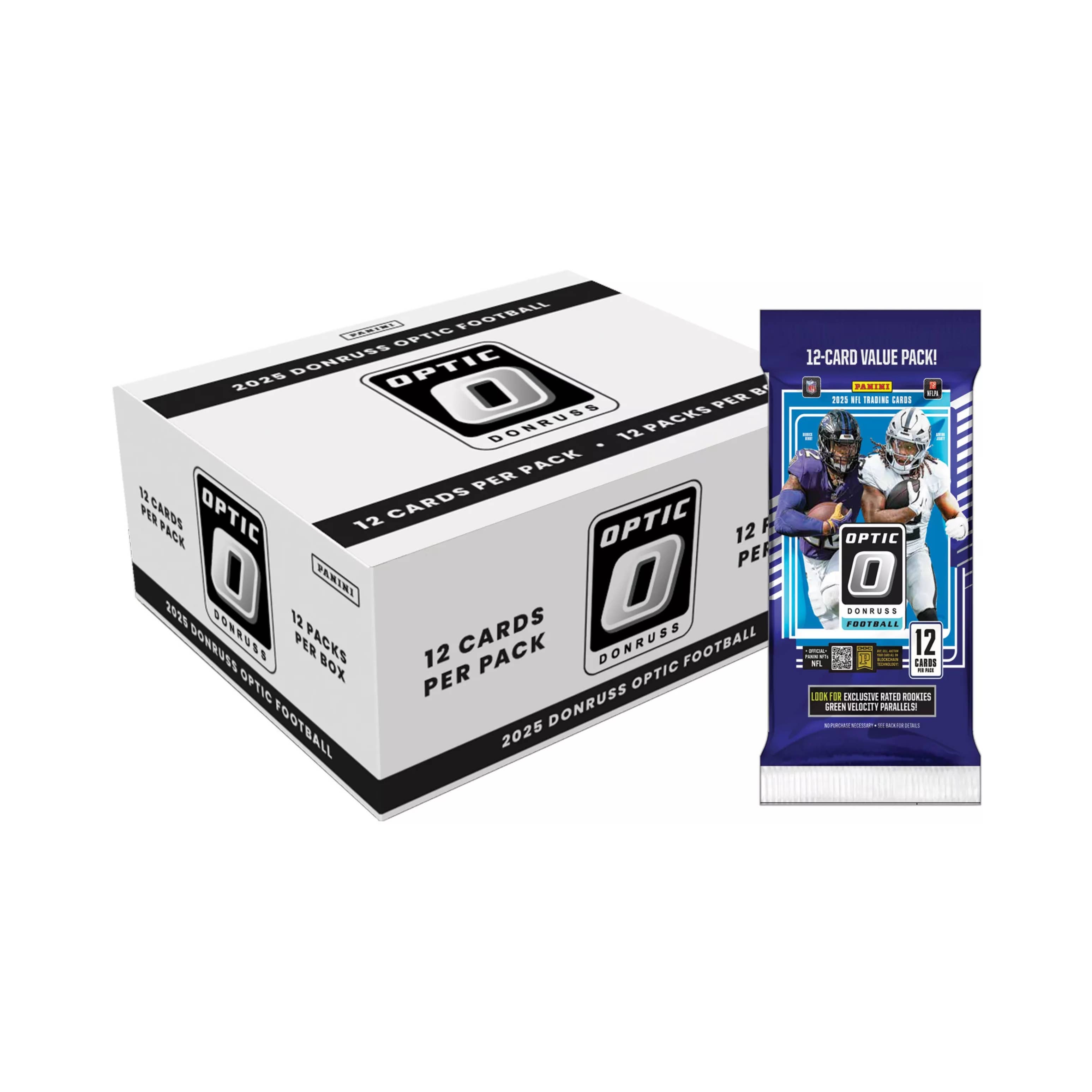 2025 Panini Donruss Optic NFL Football 144 ct. Fat Pack Box