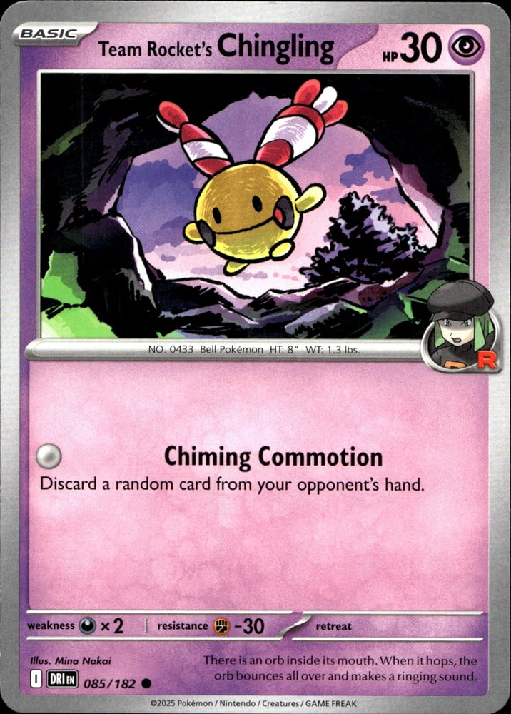 Team Rocket's Chingling - SV10 85/182