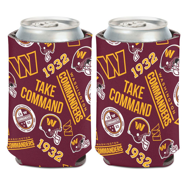 Washington Commanders Scatterprint Can Cooler