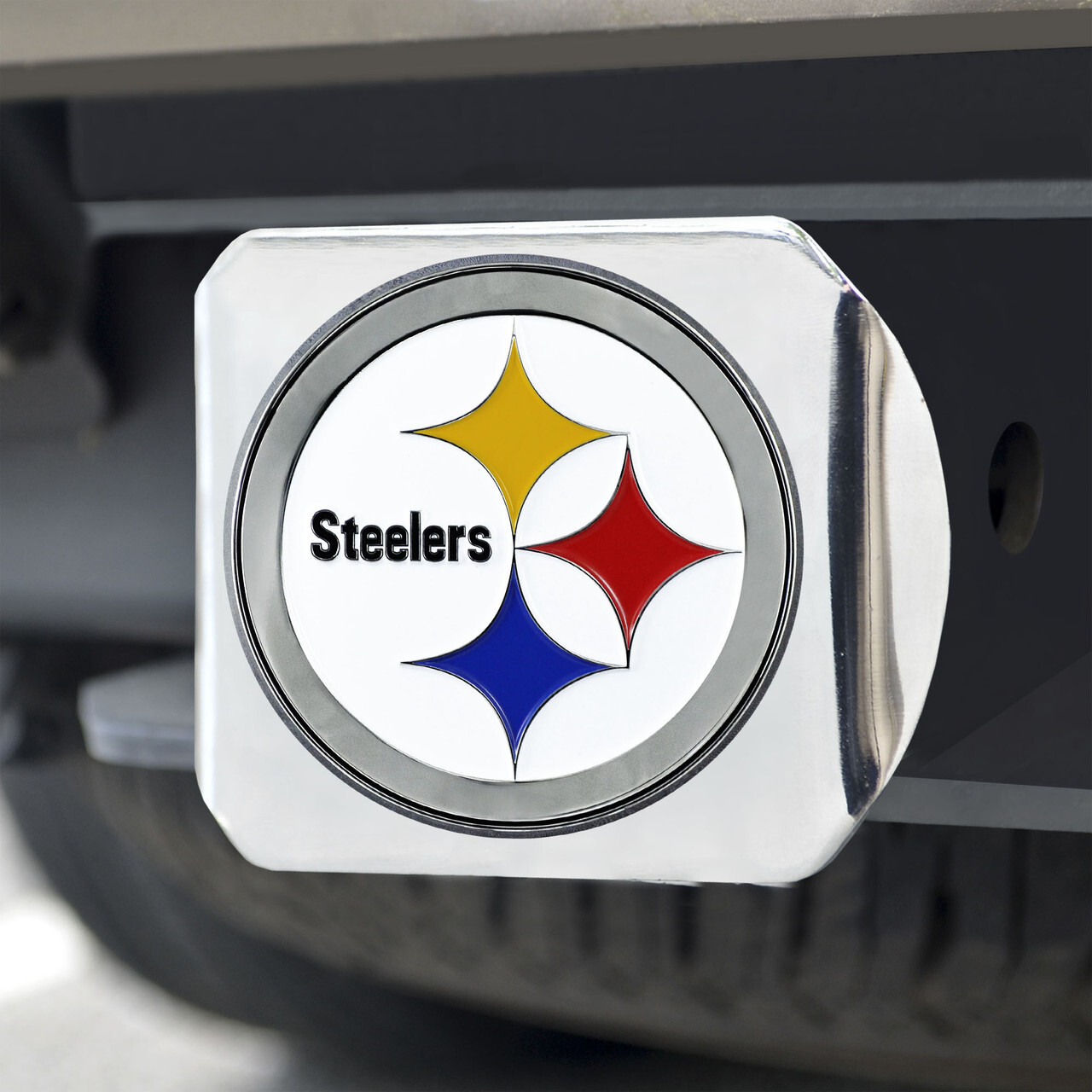 Pittsburgh Steelers Chrome Hitch Cover