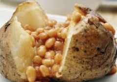 Jacket Potato with Beans