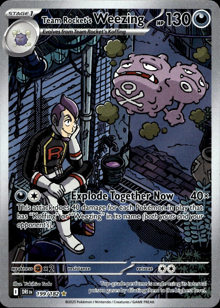 Team Rocket's Weezing - SV10 199/182