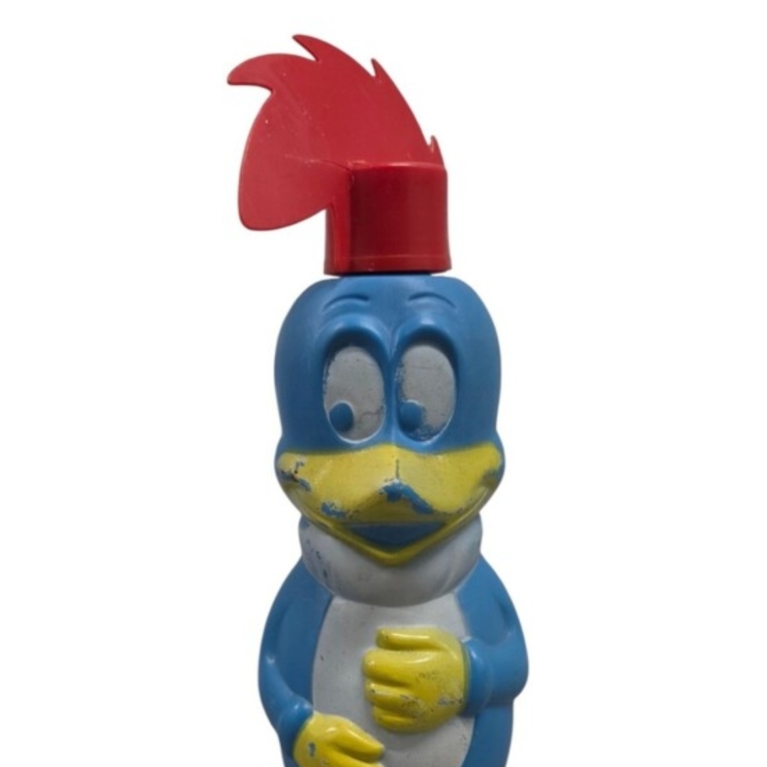Vintage 1960s Colgate Soaky Woody Woodpecker Bubble Bath Container