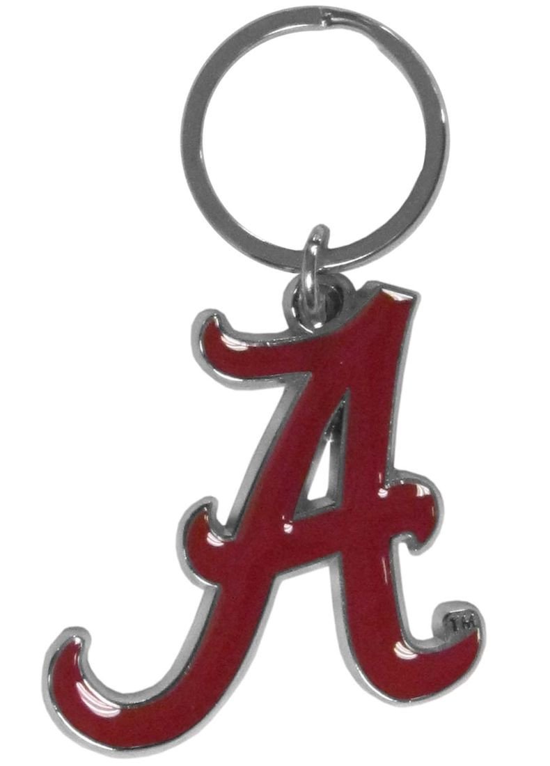 Alabama Crimson Tide Chrome Cut Logo Keychain