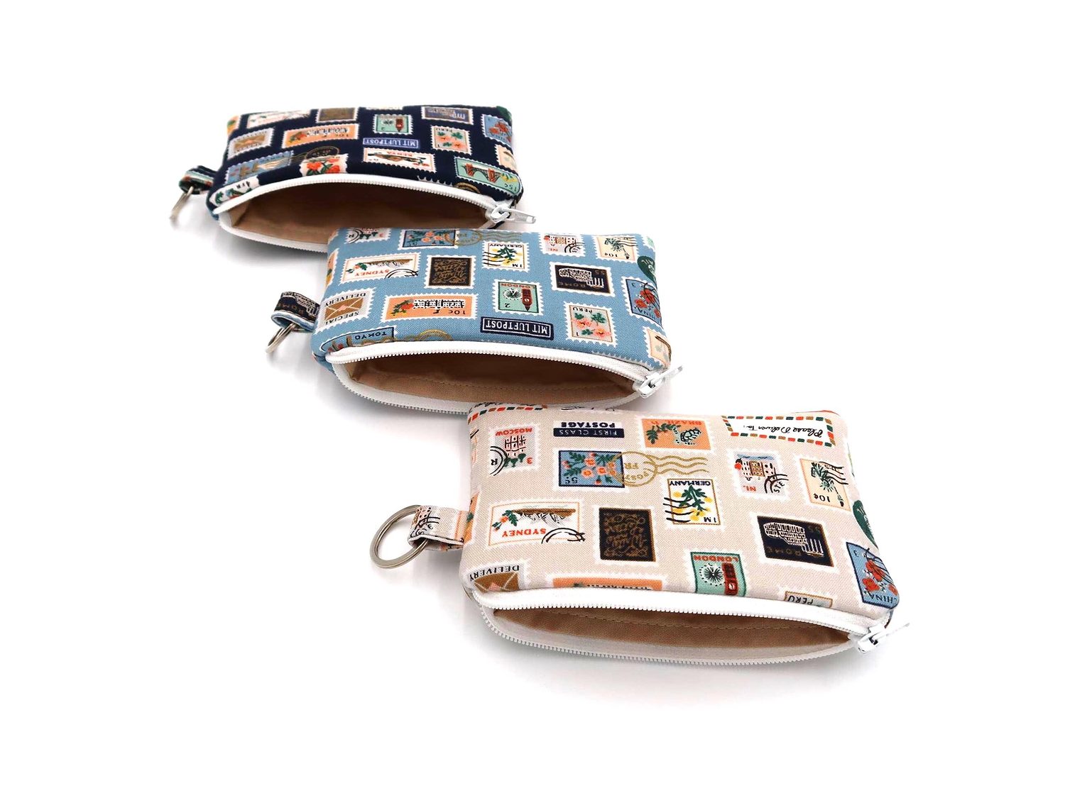 Keychain Pouch – Postage Stamps, photo 3 of 15