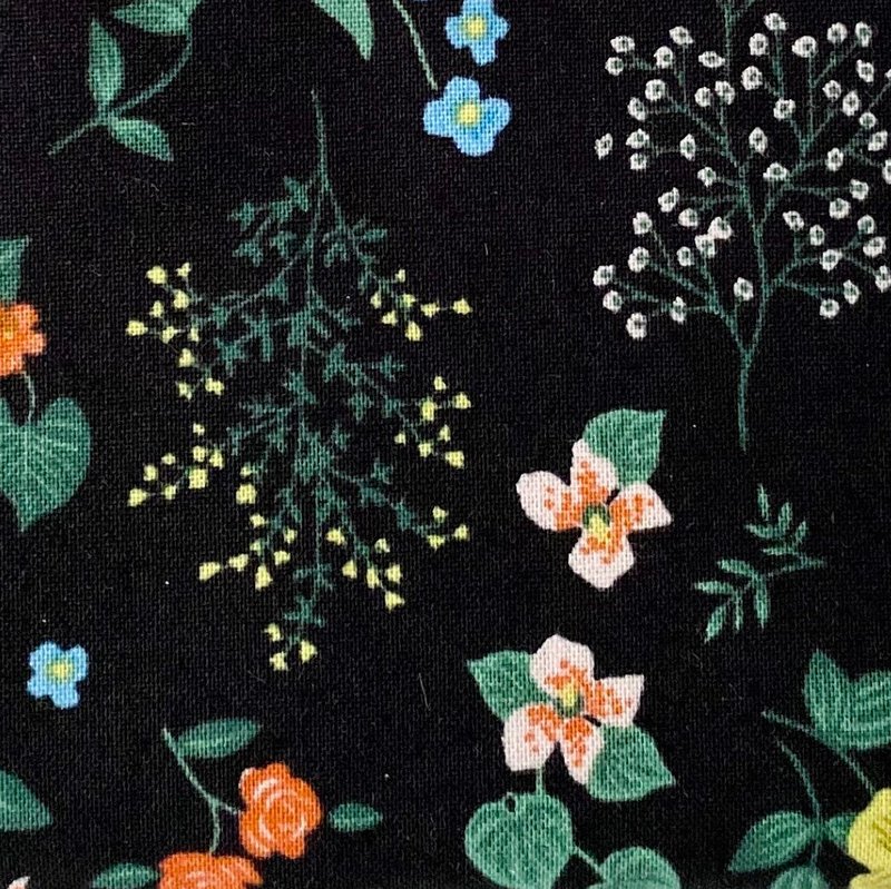 Wildflowers on Black