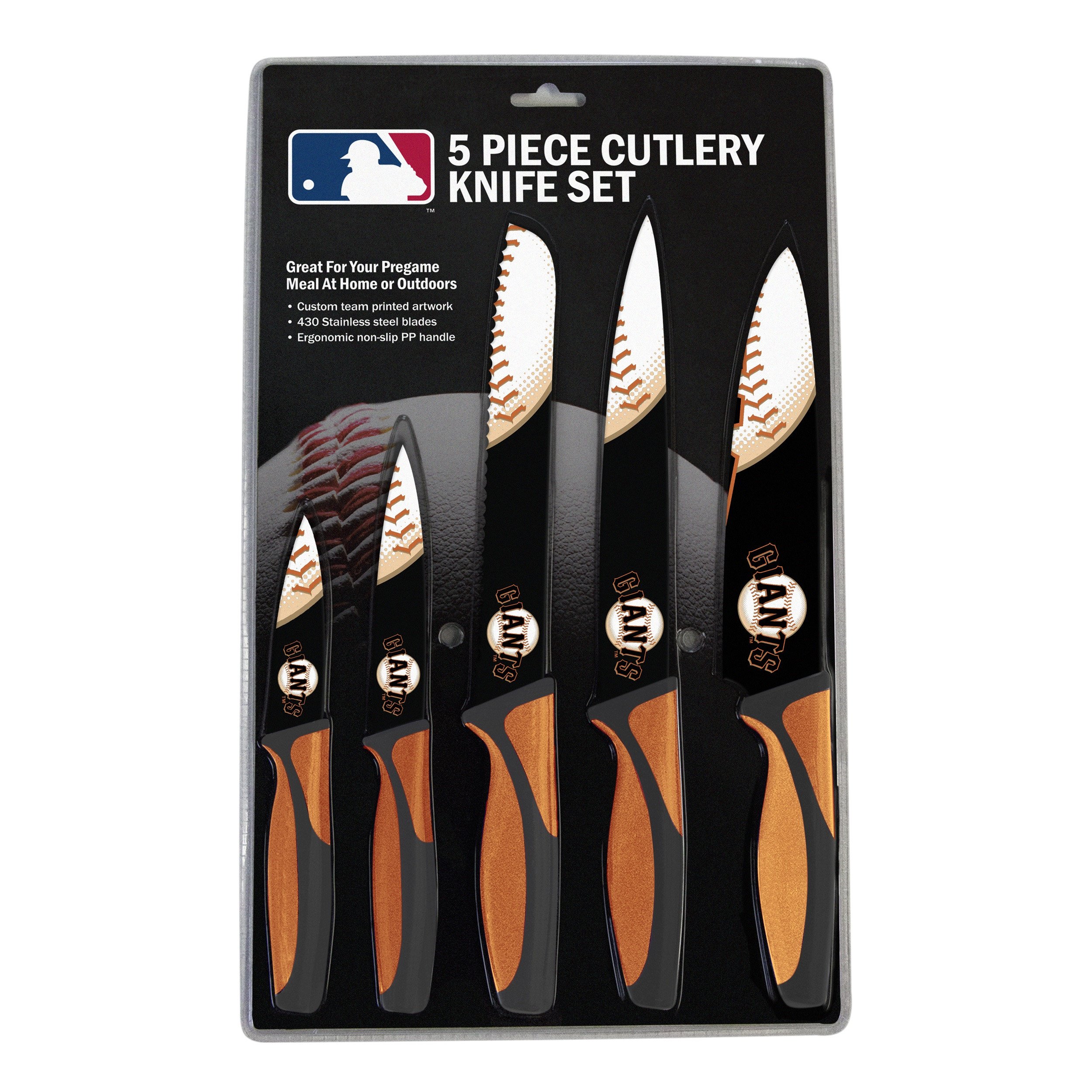 San Francisco Giants Kitchen Knife Set - 5 Pack