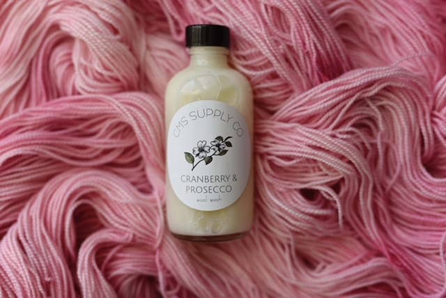 4oz Cranberry & Prosecco Wool Wash