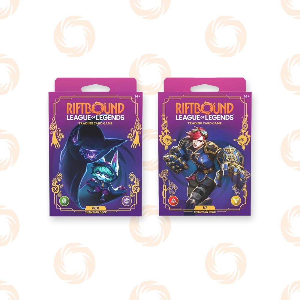 Riftbound League Of Legends Vex/Vi  Champion Decks