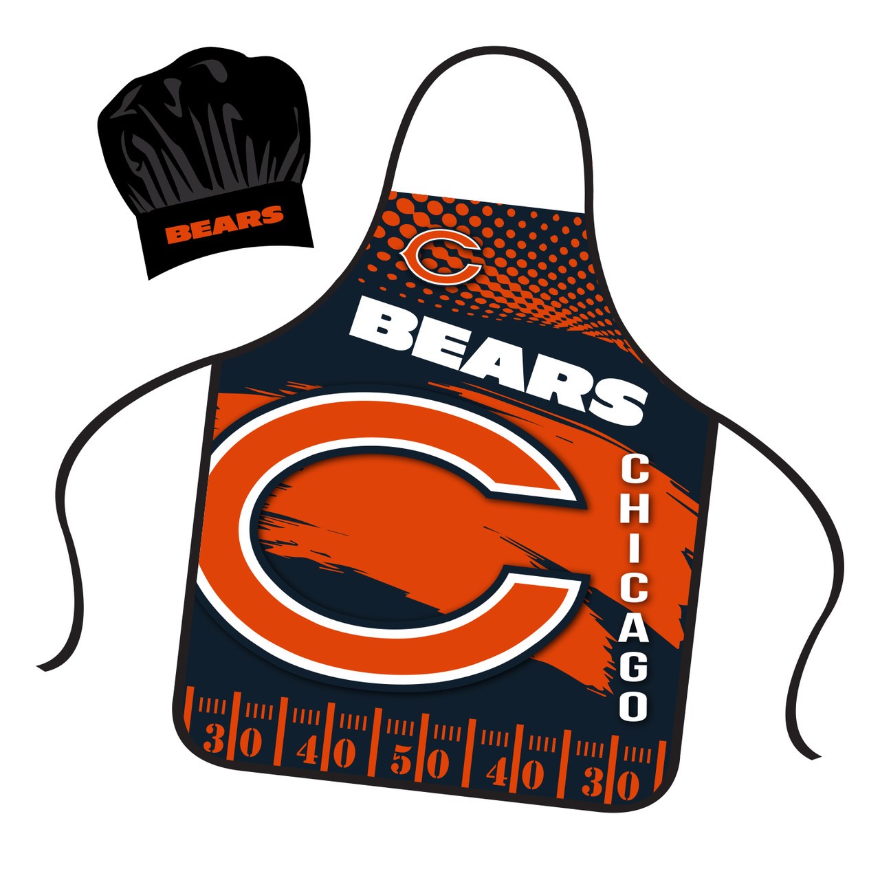 Chicago Bears Mojo Apron and Chef Hat Set