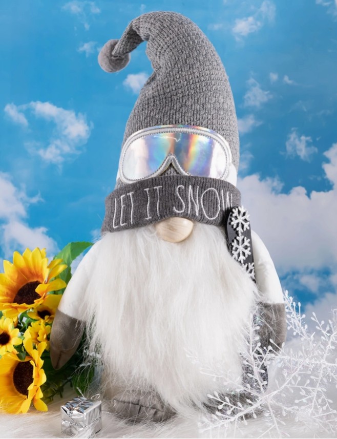 Snowboarder Gnome Let it Snow