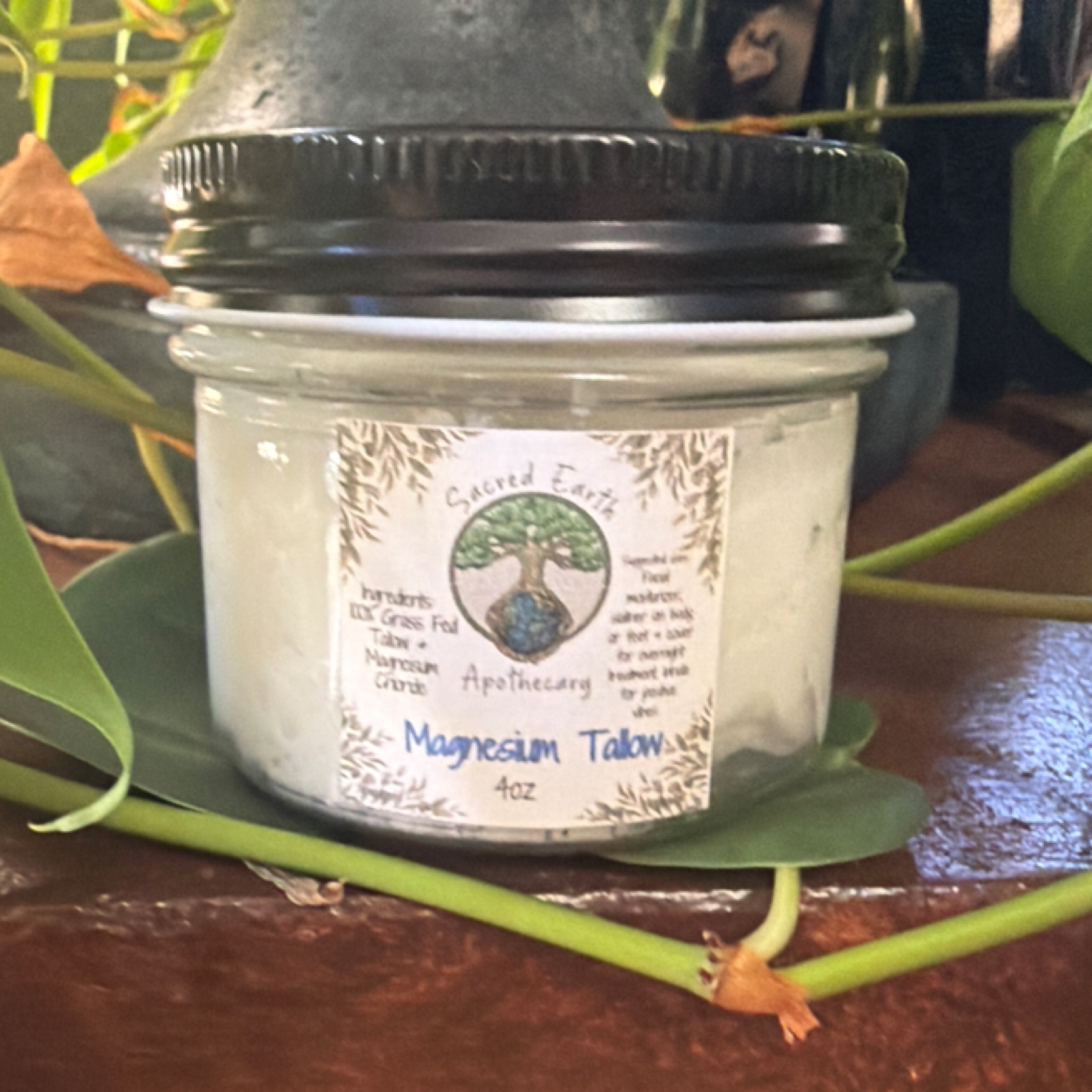 Sacred Earth Apothecary - 4oz Magnesium Tallow 