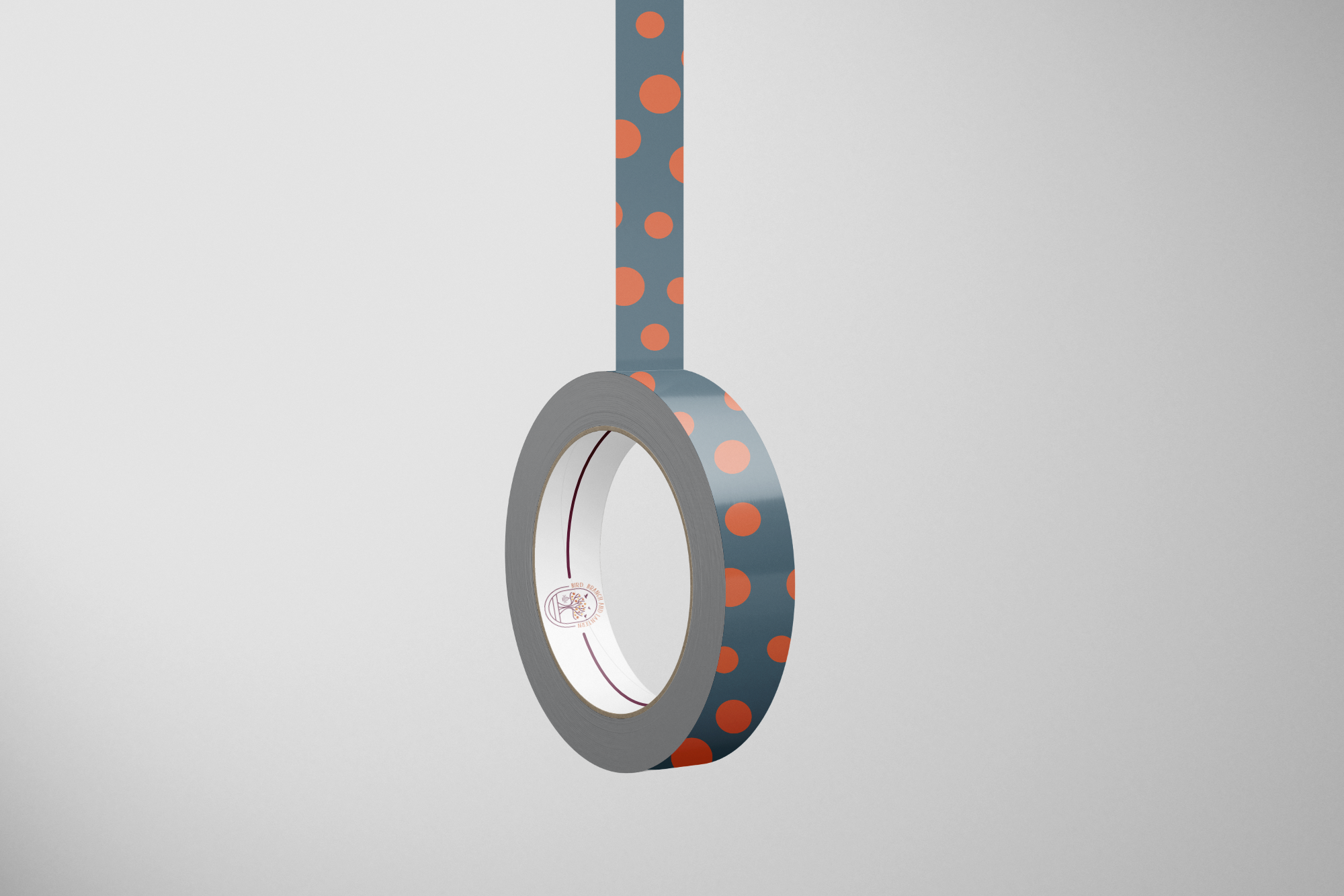 Dots (Blue-Coral) 15mm Washi Tape