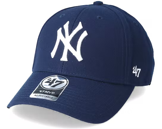 New York Yankees Navy Blue '47Brand MVP Adjustable Hat