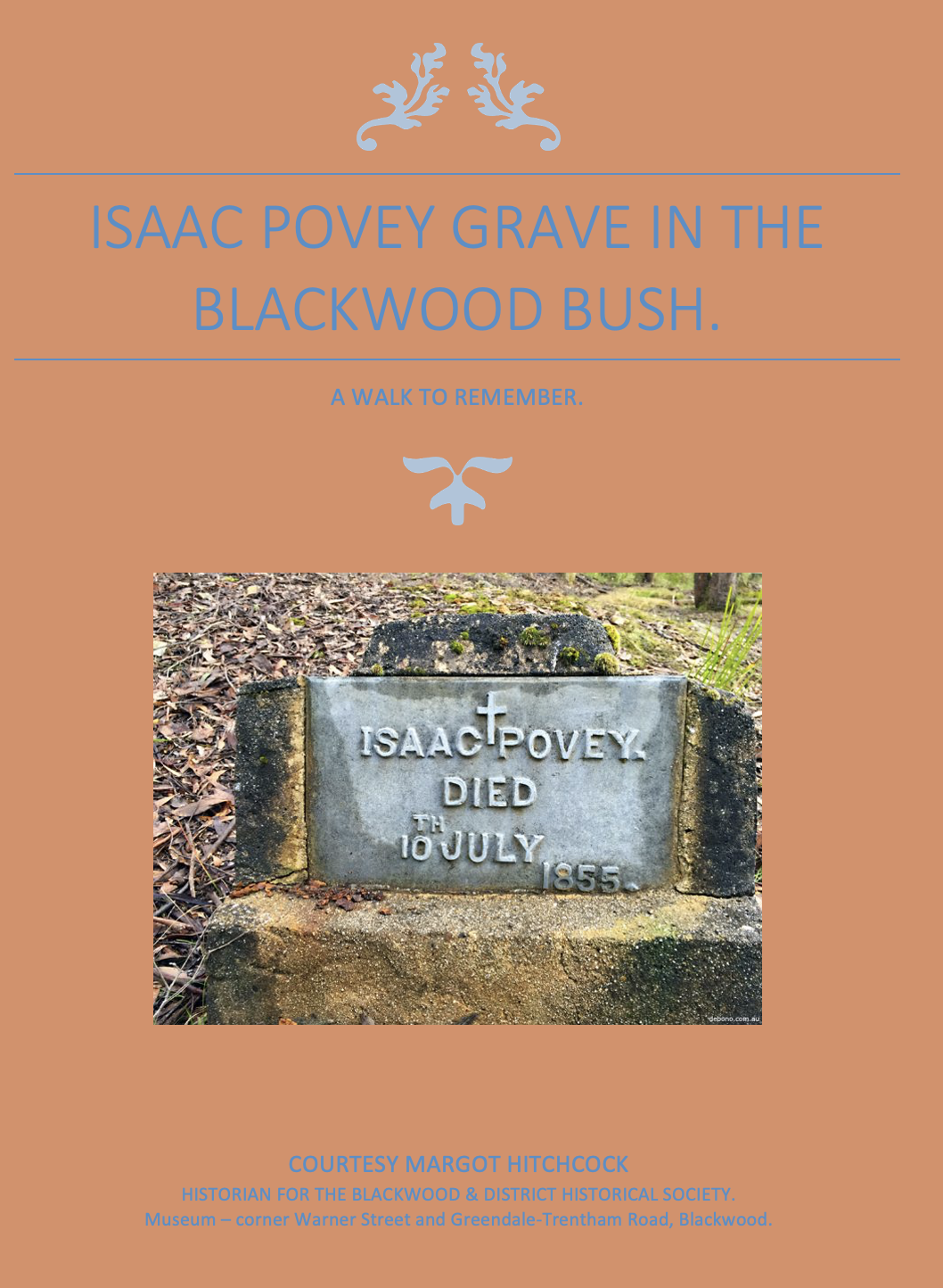 Cover of Isac Povey Booklet