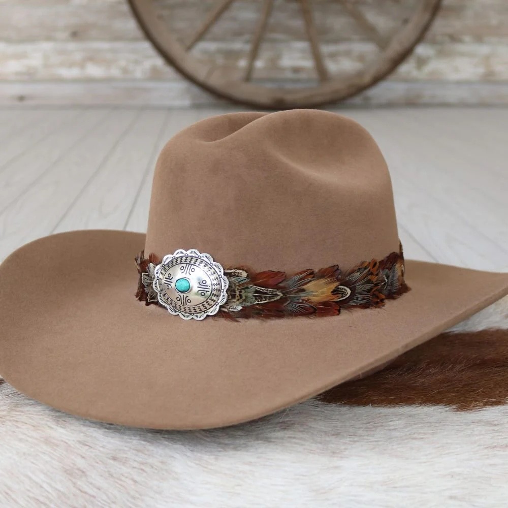 Willow - Western Feather Hat Band - Telluride