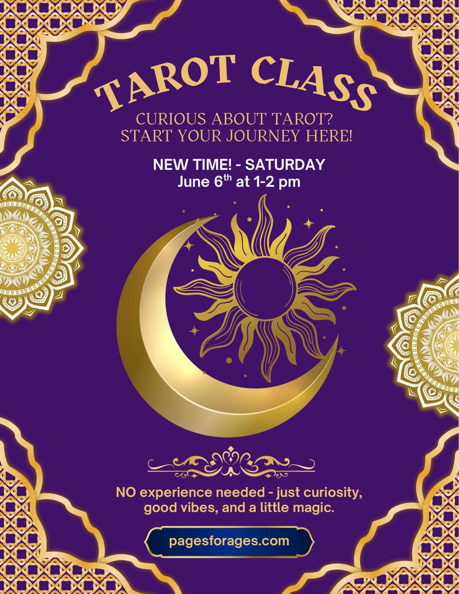 Tarot Class (New Time!)