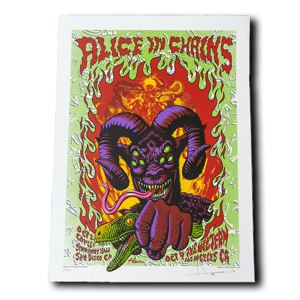 Alice In Chains -- San Diego [Poster]