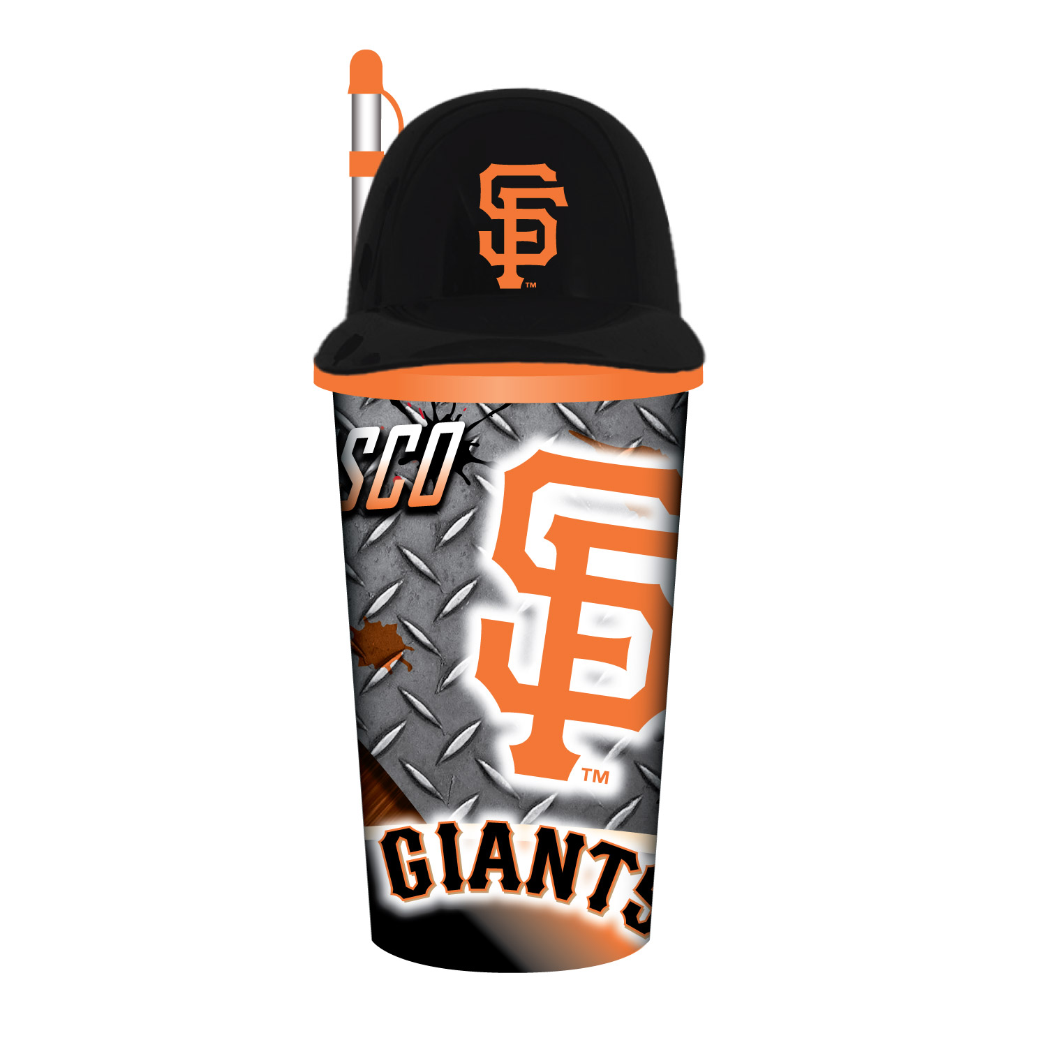 San Francisco Giants Helmet Cup with Straw 32oz