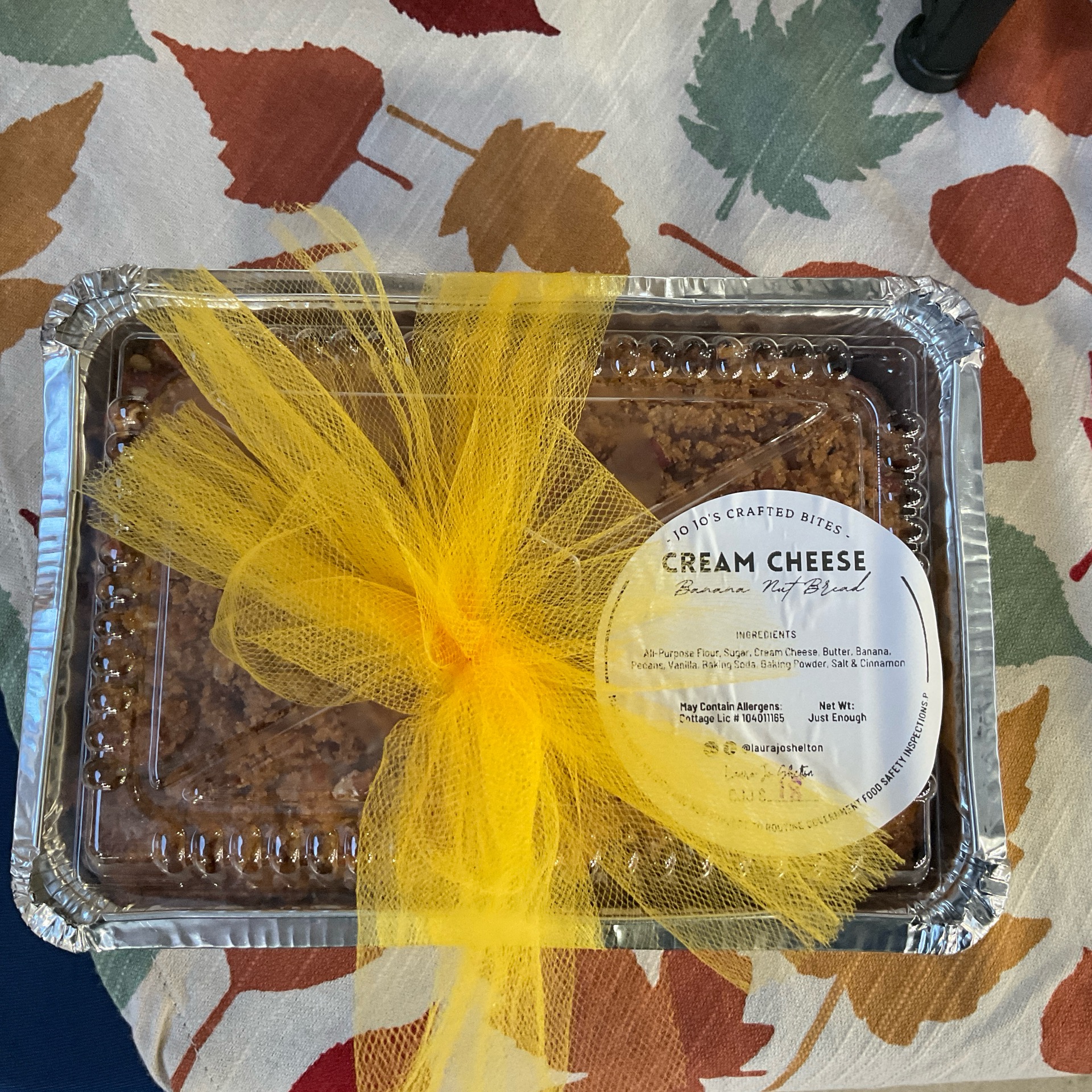 Photo of CC banana nut bread