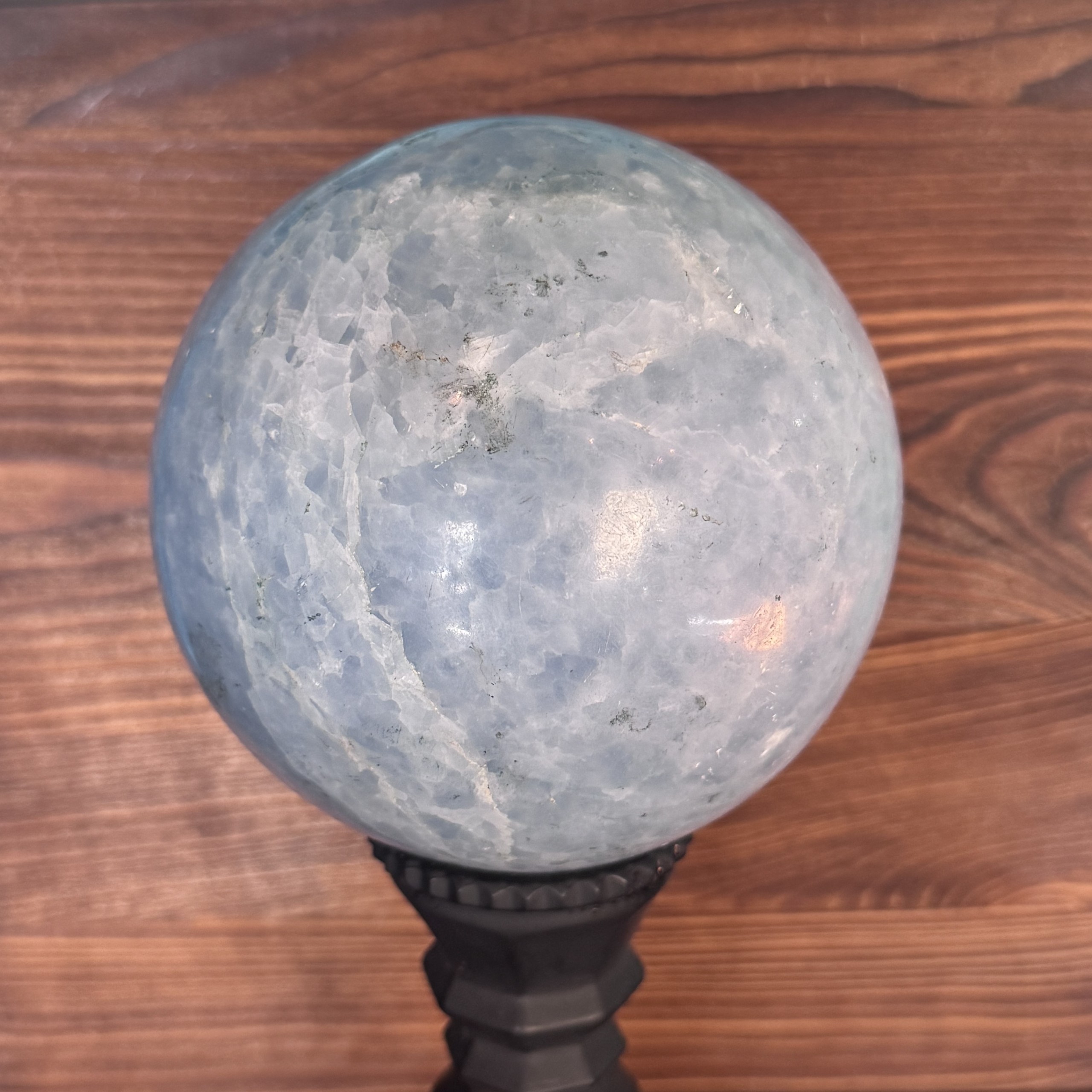 Blue Calcite Sphere