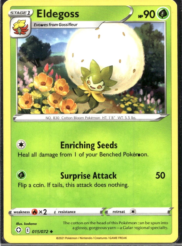 Eldegoss - SWSH4.5 15/72