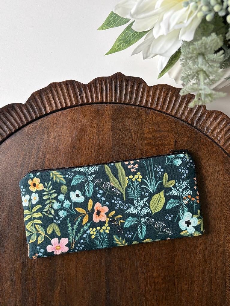 Pencil Pouch – Herb Garden (Dark), photo 2 of 6