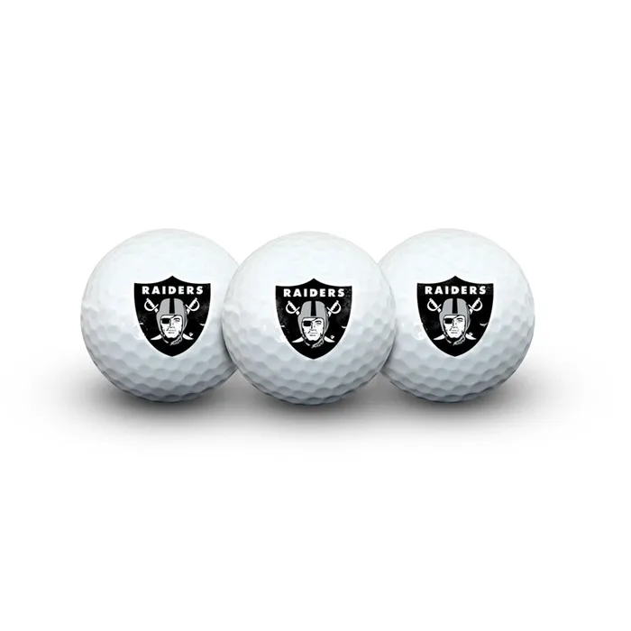 Las Vegas Raiders Golf Balls 3 Pack