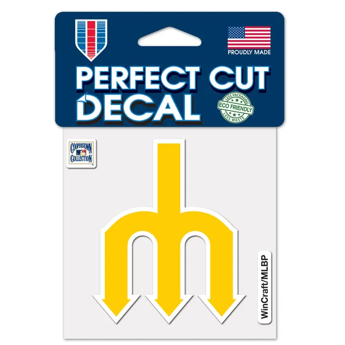 Seattle Mariners Retro Perfect Cut Decal 4x4"