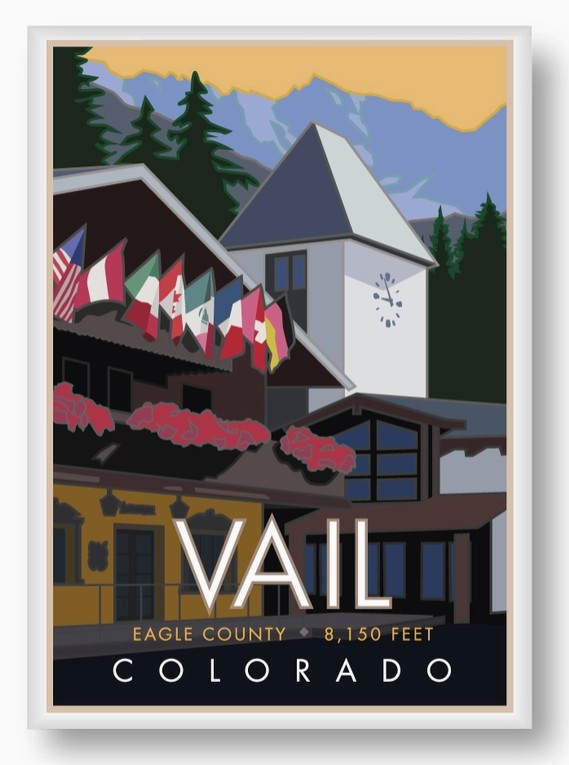 Vail Village Colorado Magnet