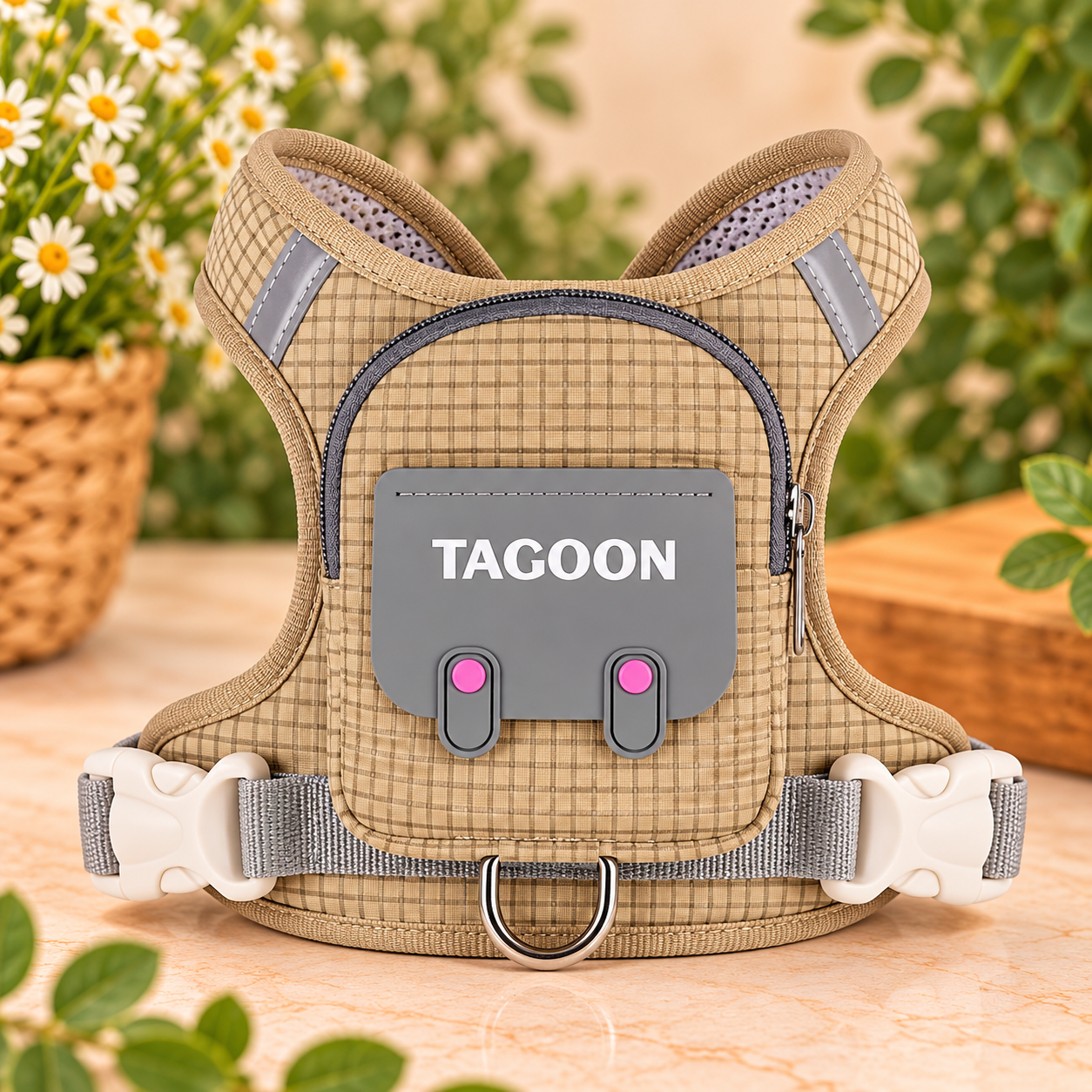 Khaki Backpack Harness