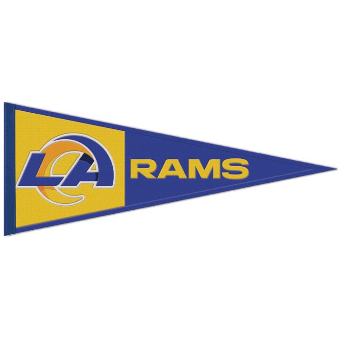 Los Angeles Rams Embroidered Wool Logo Pennant 13x32"