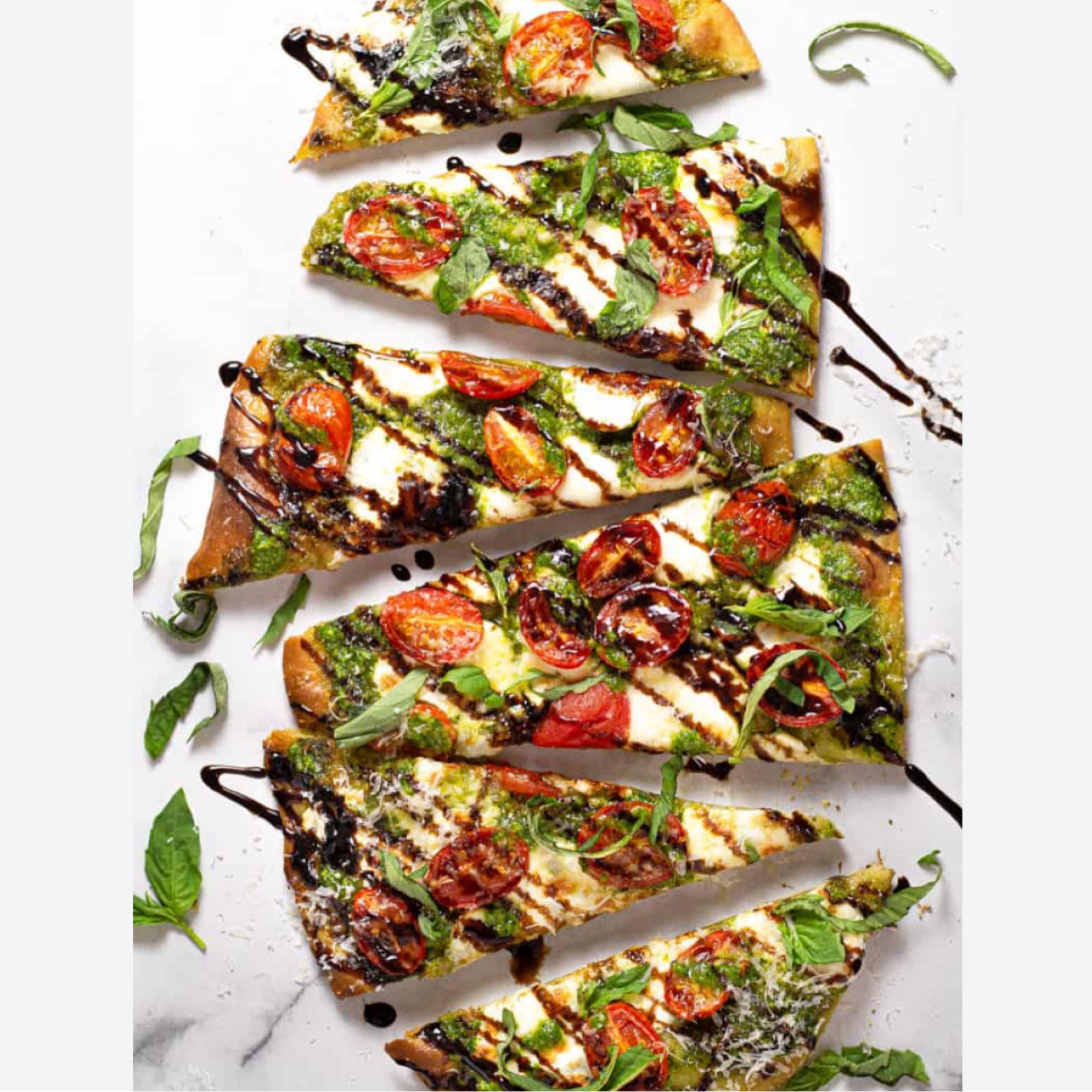 Tomato Basil Flatbread