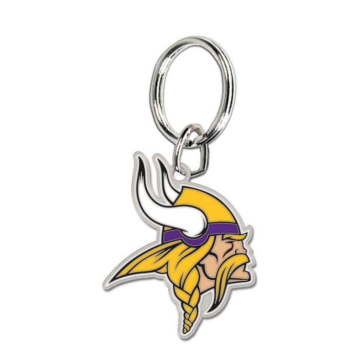 Minnesota Vikings Cloisonne Metal Keychain
