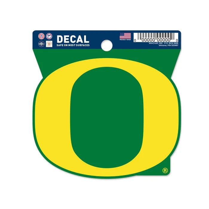Oregon Ducks Clean Cut Decal 3x4"