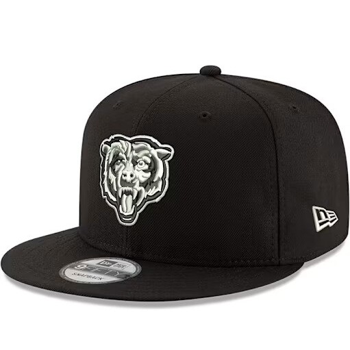 Chicago Bears Black New Era 9FIFTY Alternate Logo Snapback Hat