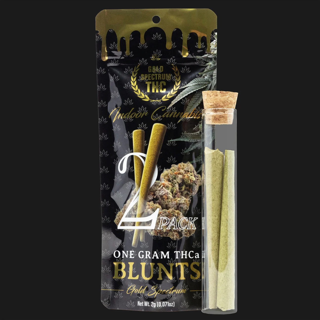 Gold Spectrum THCA Blunts (2pk) - Cherry Pie (Indica)