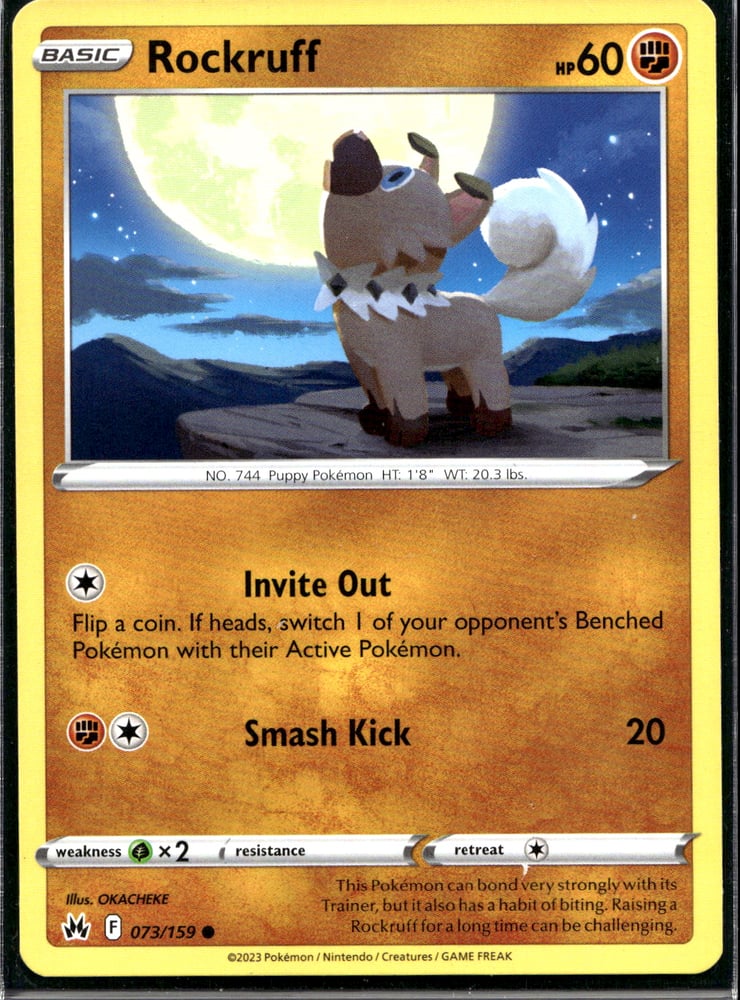 Rockruff - SWSH12.5 73/159