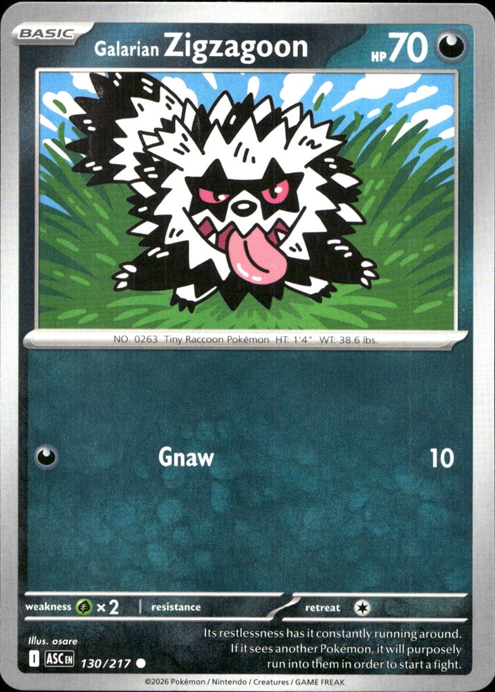 Galarian Zigzagoon - ME02.5 130/217