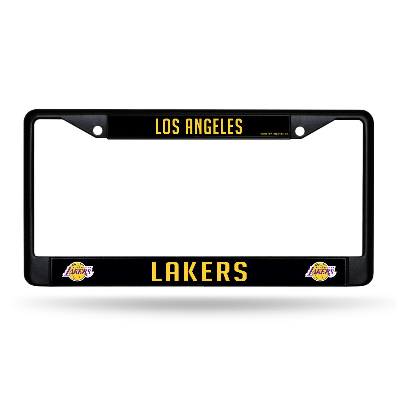 Los Angeles Lakers Black Chrome License Plate Frame