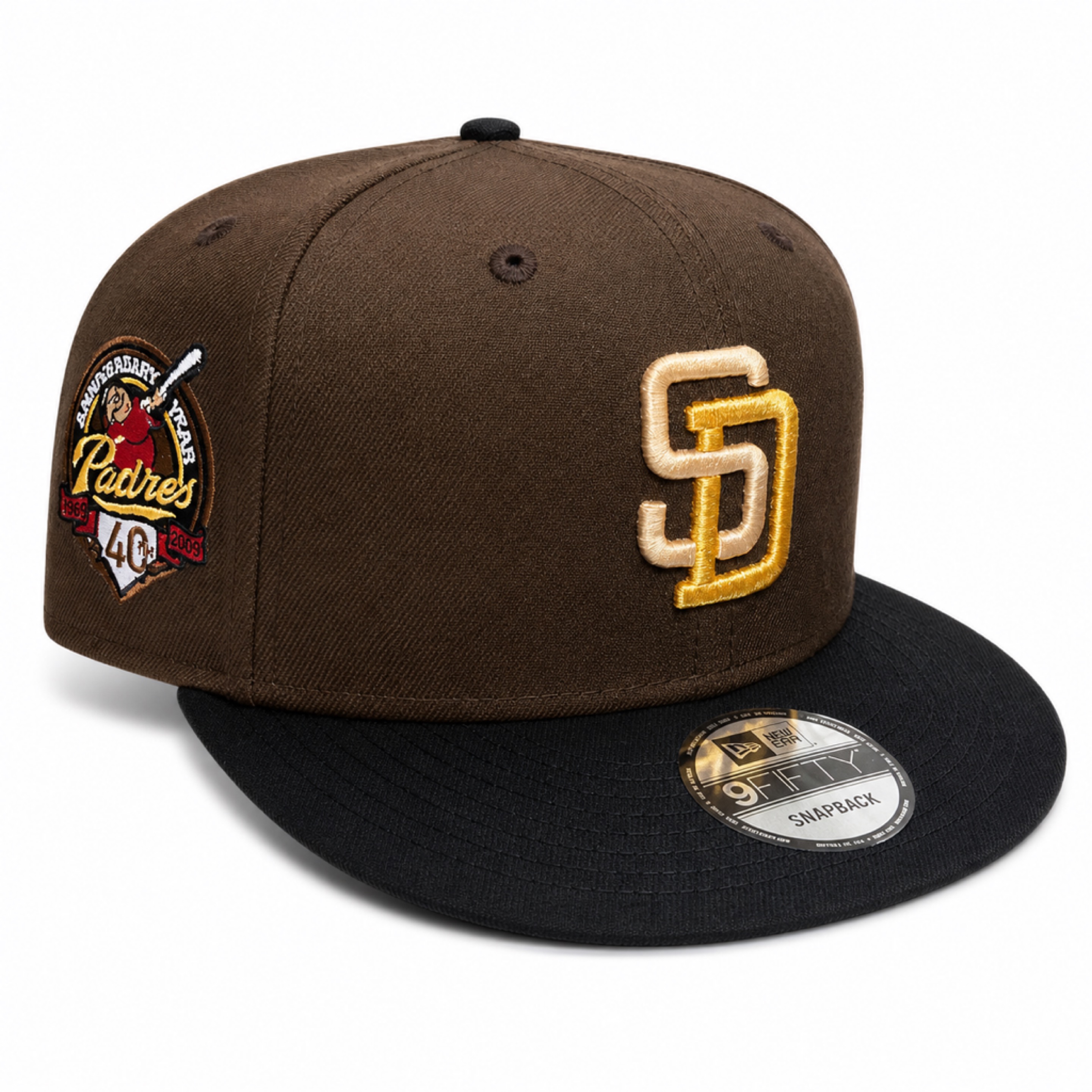 San Diego Padres Brown/Black New Era 9FIFTY 40th Anniversary Snapback Hat
