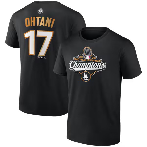 Los Angeles Dodgers Shohei Ohtani 2025 World Series Champions Player Shirt
