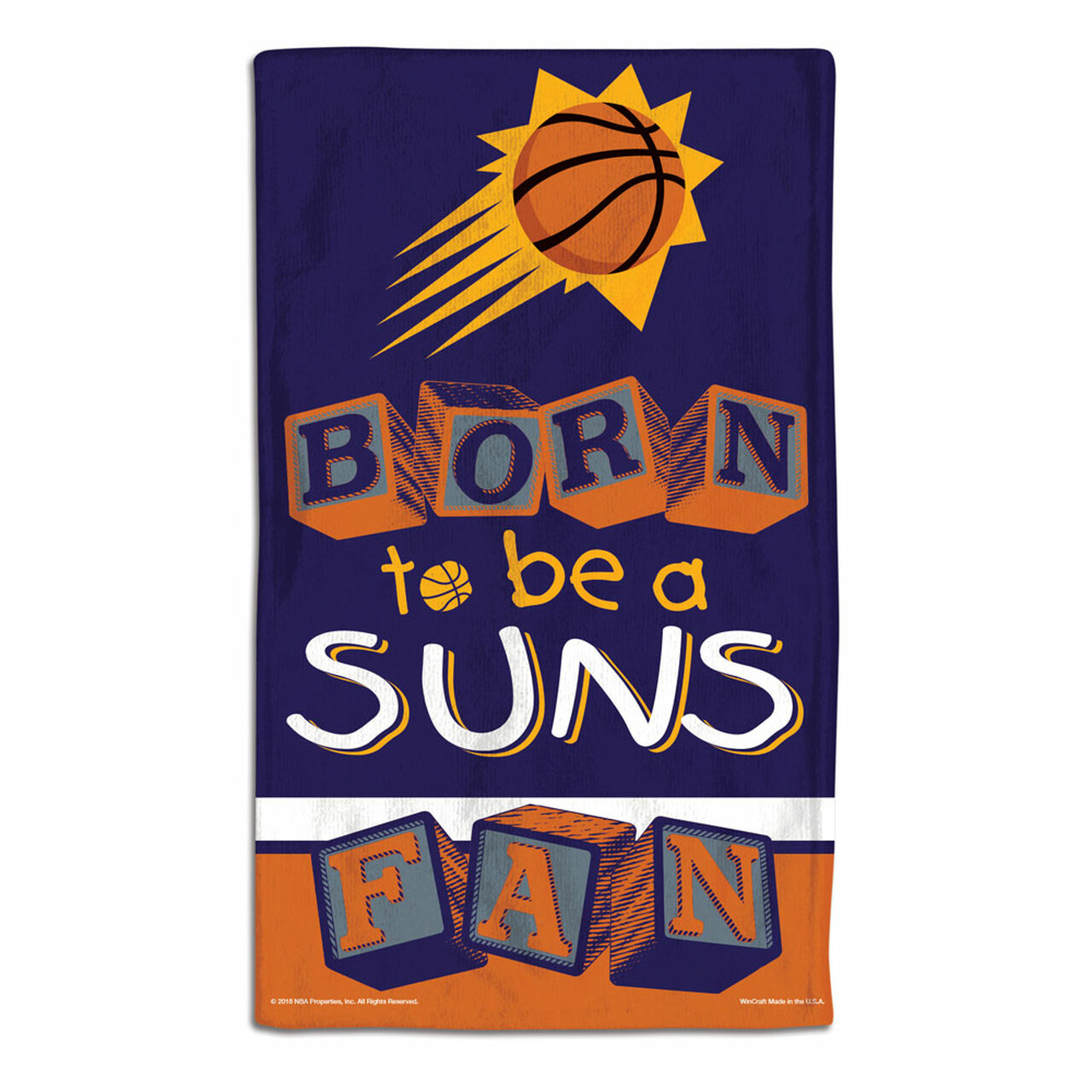 Phoenix Suns Baby Burp Cloth 10x17"