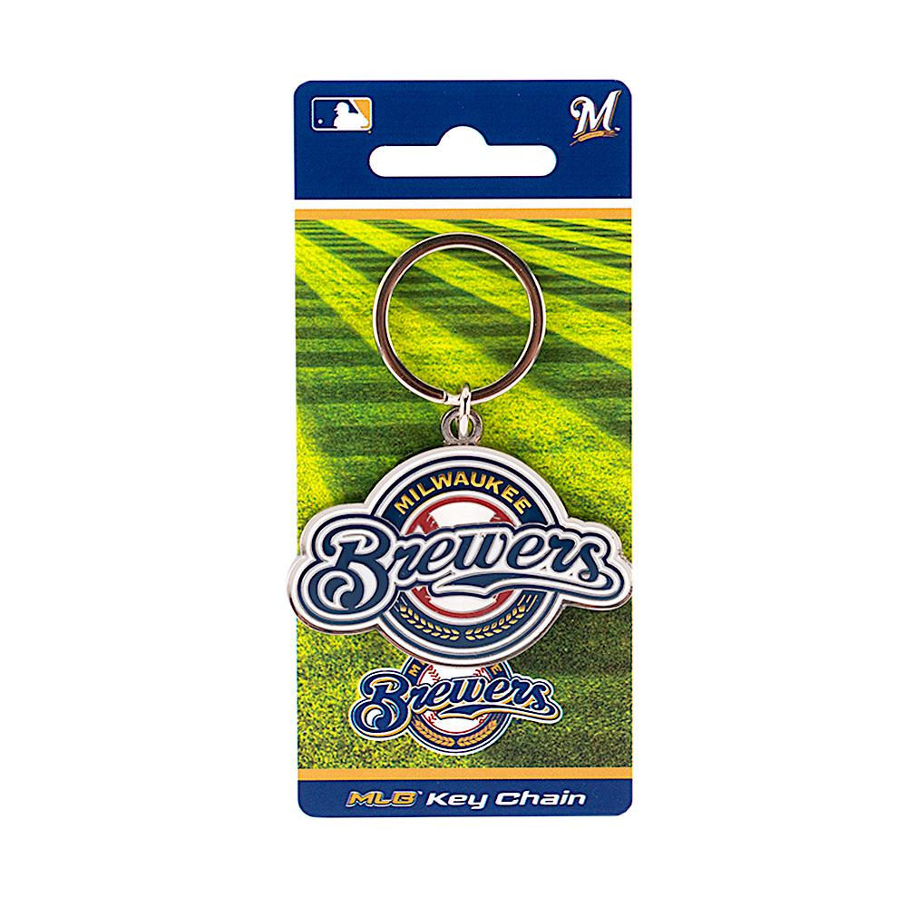 Milwaukee Brewers Large Premium Keychain