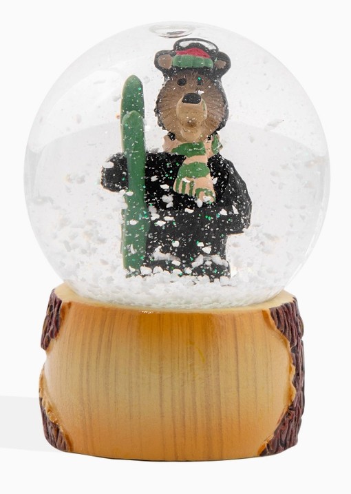 Ski Bear Snow Globe